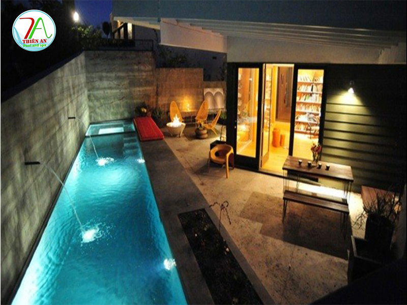 Mẫu thiết kế bể bơi mini siêu đẹp cho nhà có diện tích nhỏ